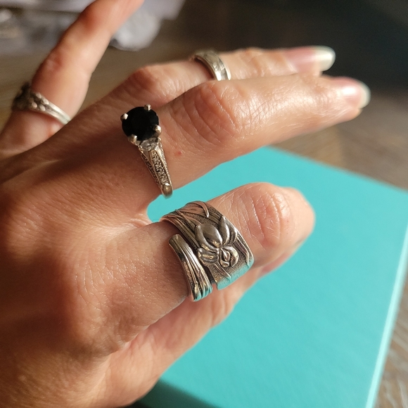 1872 Tiffany & Company IRIS Spoon Ring in Sterling Silver Luxury Jewelry #51 - Picture 12 of 14